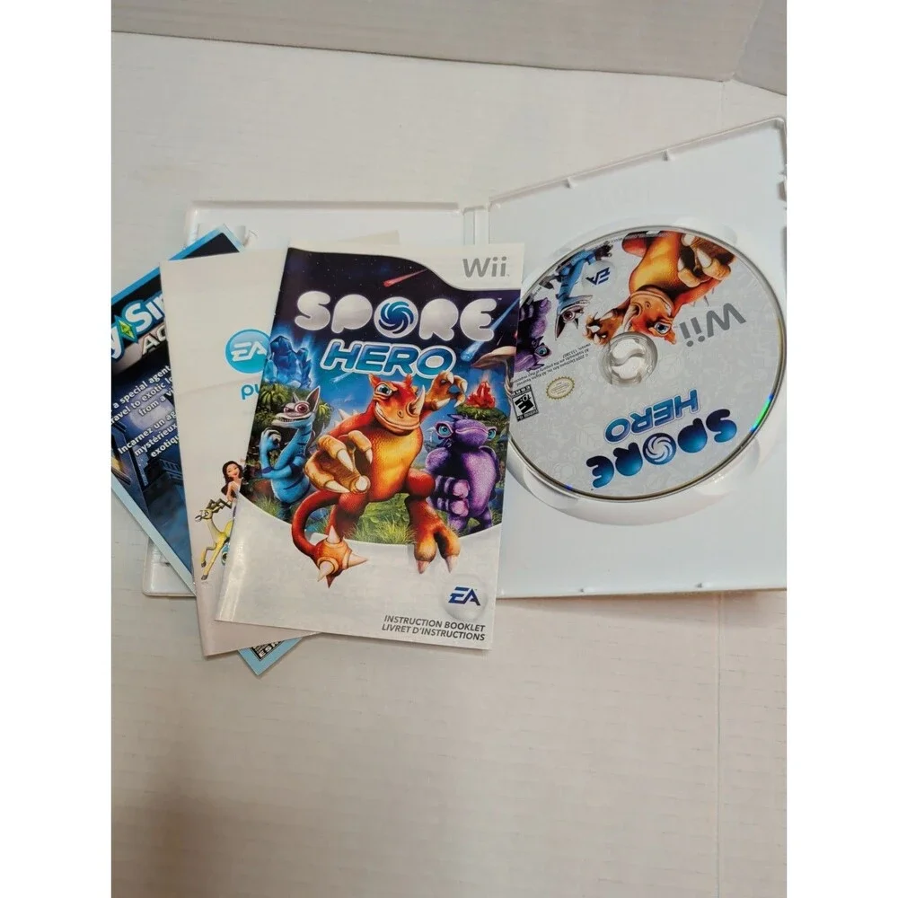 Spore Hero Wii Game With Manual And Case 2009